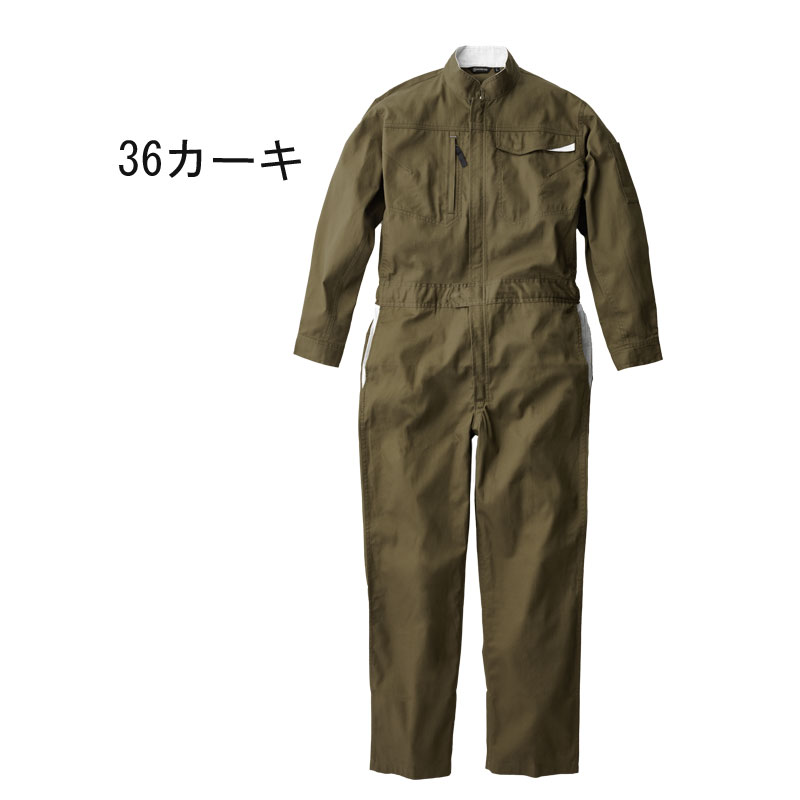 つなぎ作業服 ROUND ONI 長袖ツナギ 911 丸鬼商店 通年