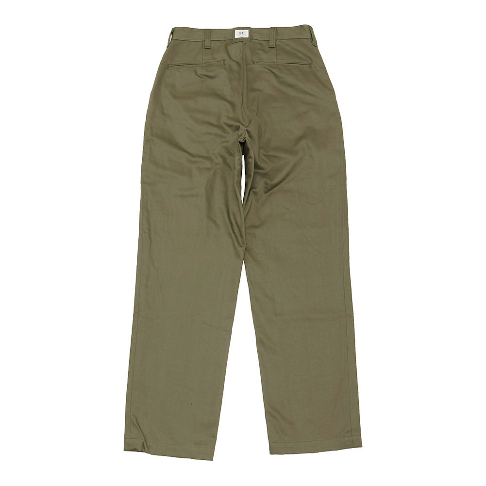SASSAFRAS[ササフラス]Wheel Barrow Pants Military Satin SF-232079