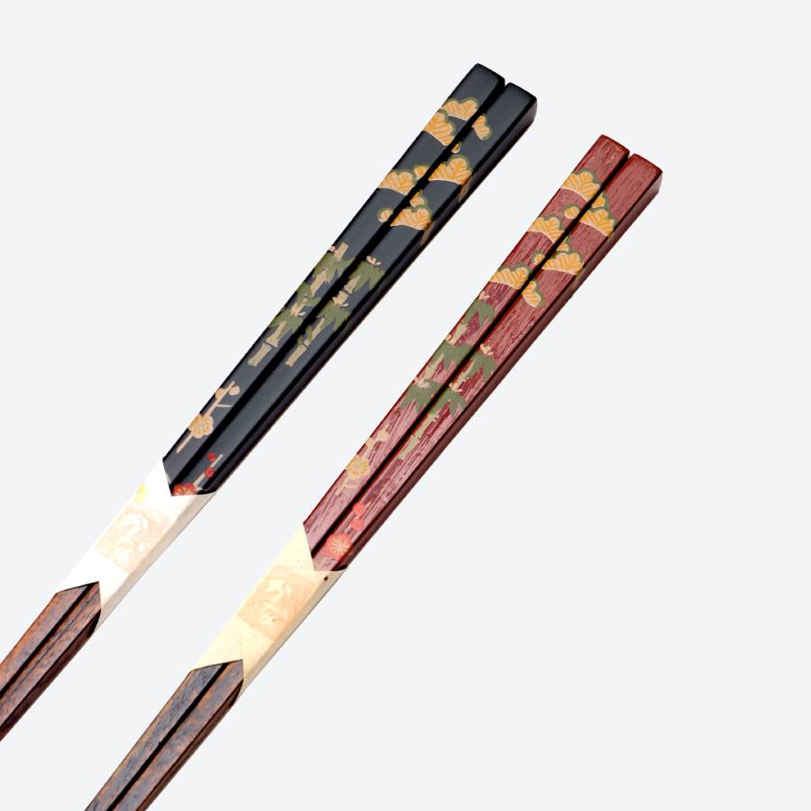 中田漆木＞かなこ箸 めおと箸・箸置セット | 香川県高松市 | 三越