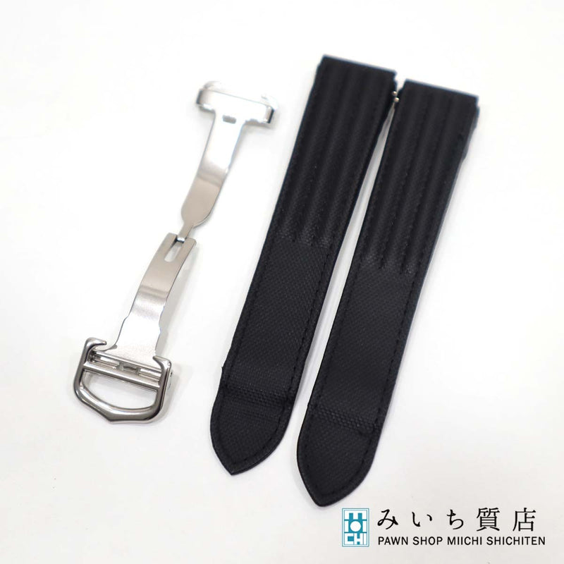 ベルトのみ カルティエ Cartier 時計ベルト CJE ブラック 黒 Dバックル