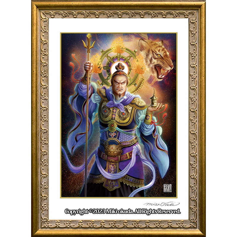 毘沙門天】福の神としても祈られる││開運仏画・ジクレー版画│日本の