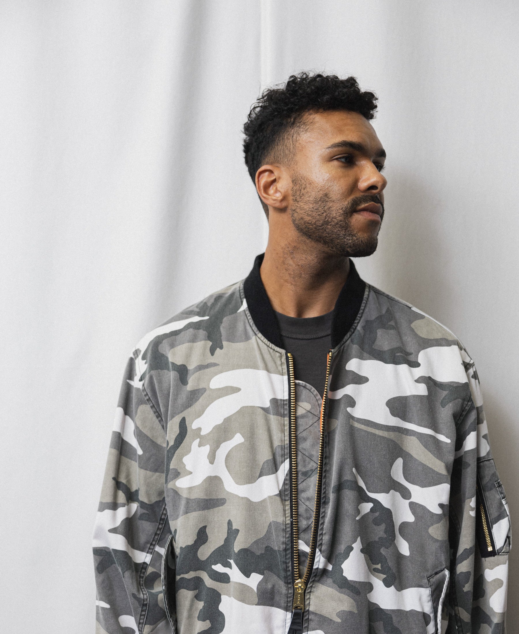 NON PADDED BOMBER JACKET | CAMO – F. M.C.D. Japan Store
