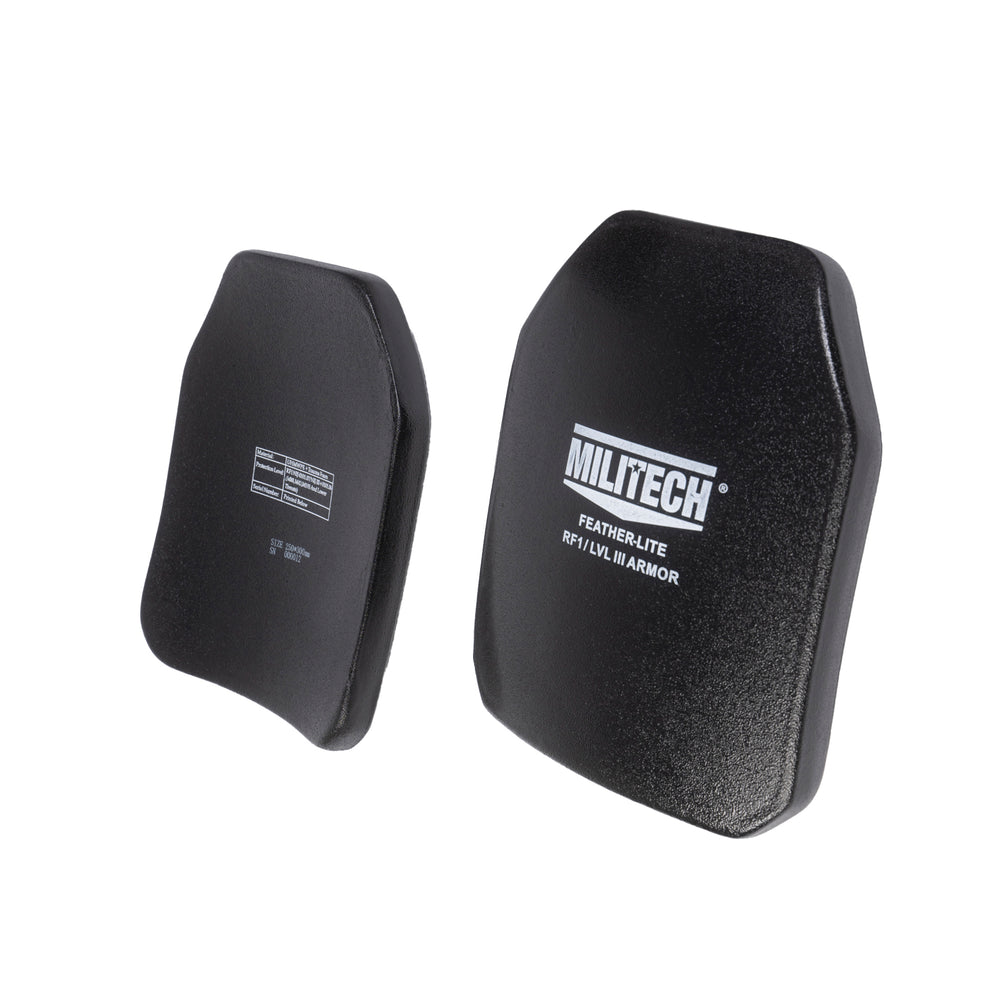 MILITECH® NIJ III+ 0101.06 / RF1 0101.07 Feather-Lite UHMWPE SAPI