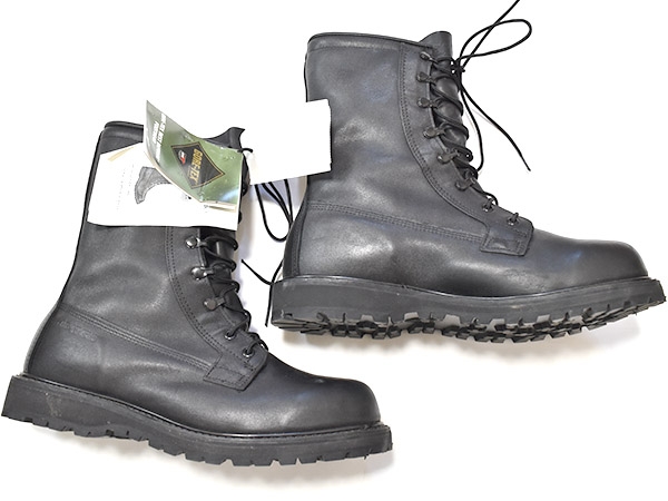 米軍実物 BATES レザー コンバットブーツ ブラック ゴアテックス 10W
