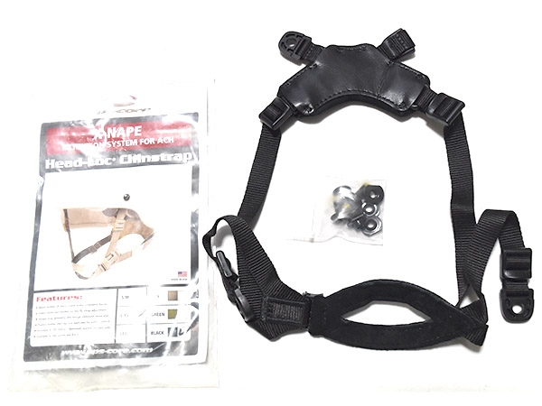 米軍実物 OPS-CORE HEAD-LOC 4-POINT X-NAPE ヘルメット チン