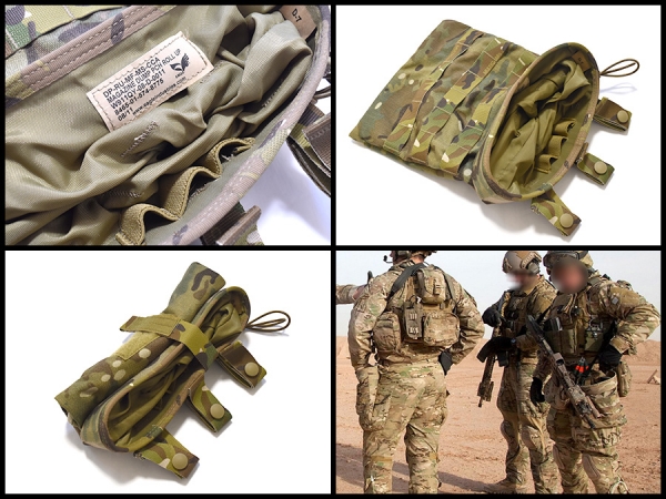 米軍実物 EAGLE SOFLCS ロールアップ ダンプポーチ マルチカム 特殊