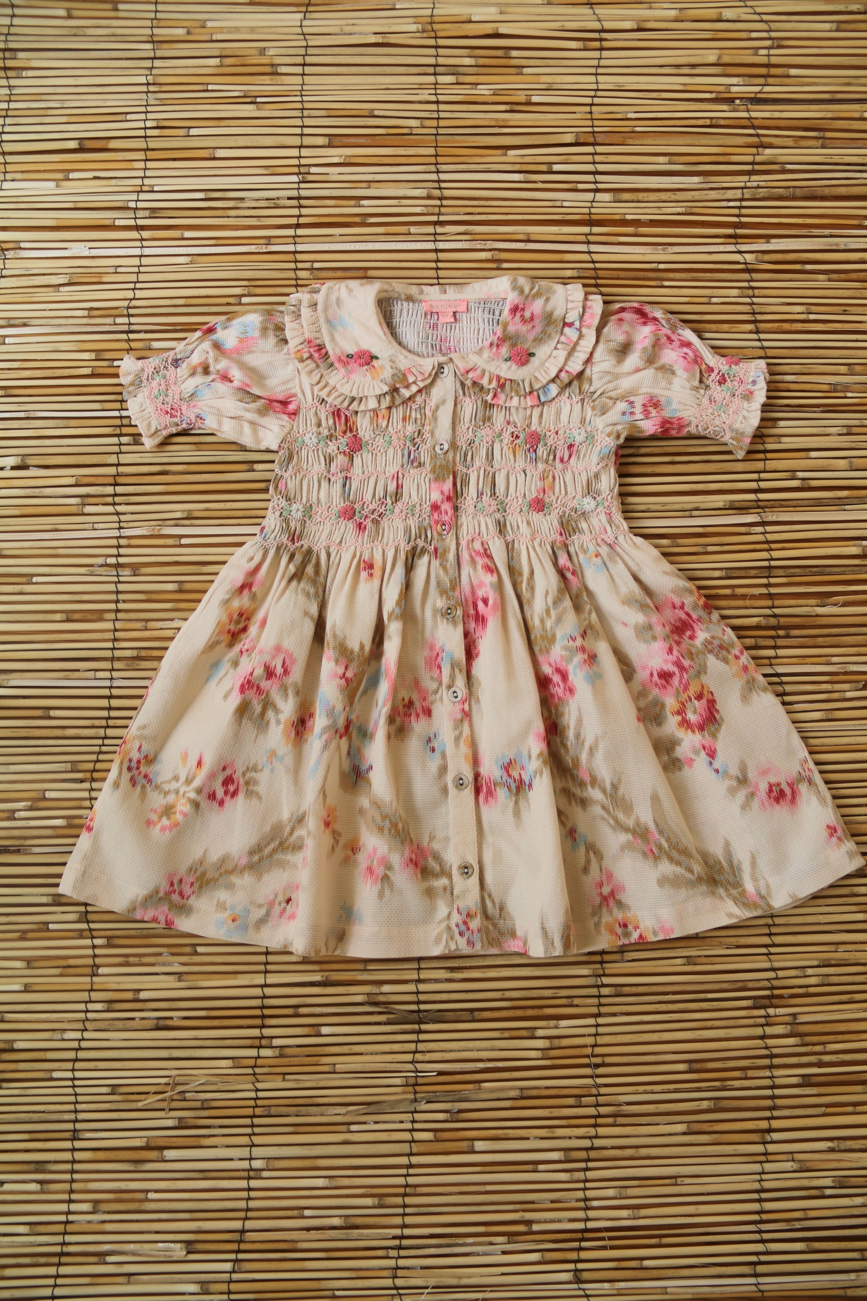 BONJOUR DIARY ROMANTIC DRESS / ANTOINETTE PRINT - Milk + Bots