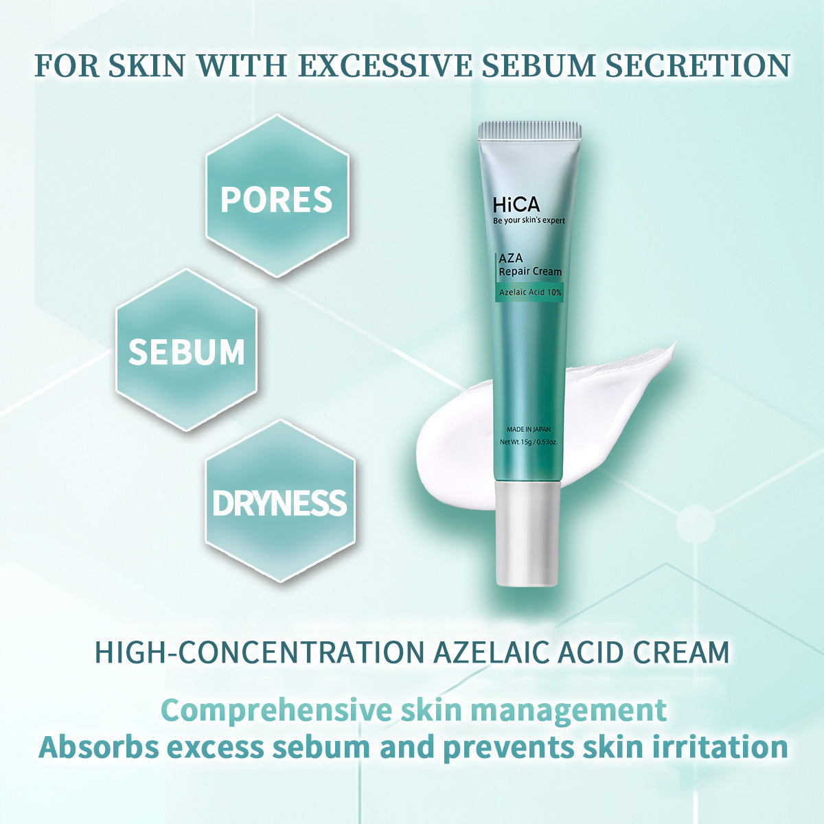 HiCA AZA Repair Cream Azelaic Acid 10% – MilleFée