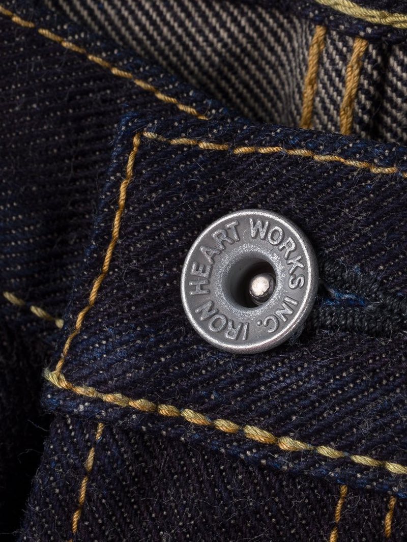 Iron Heart Denim IH-634S-19L 19oz Left Hand Twill Selvedge Denim