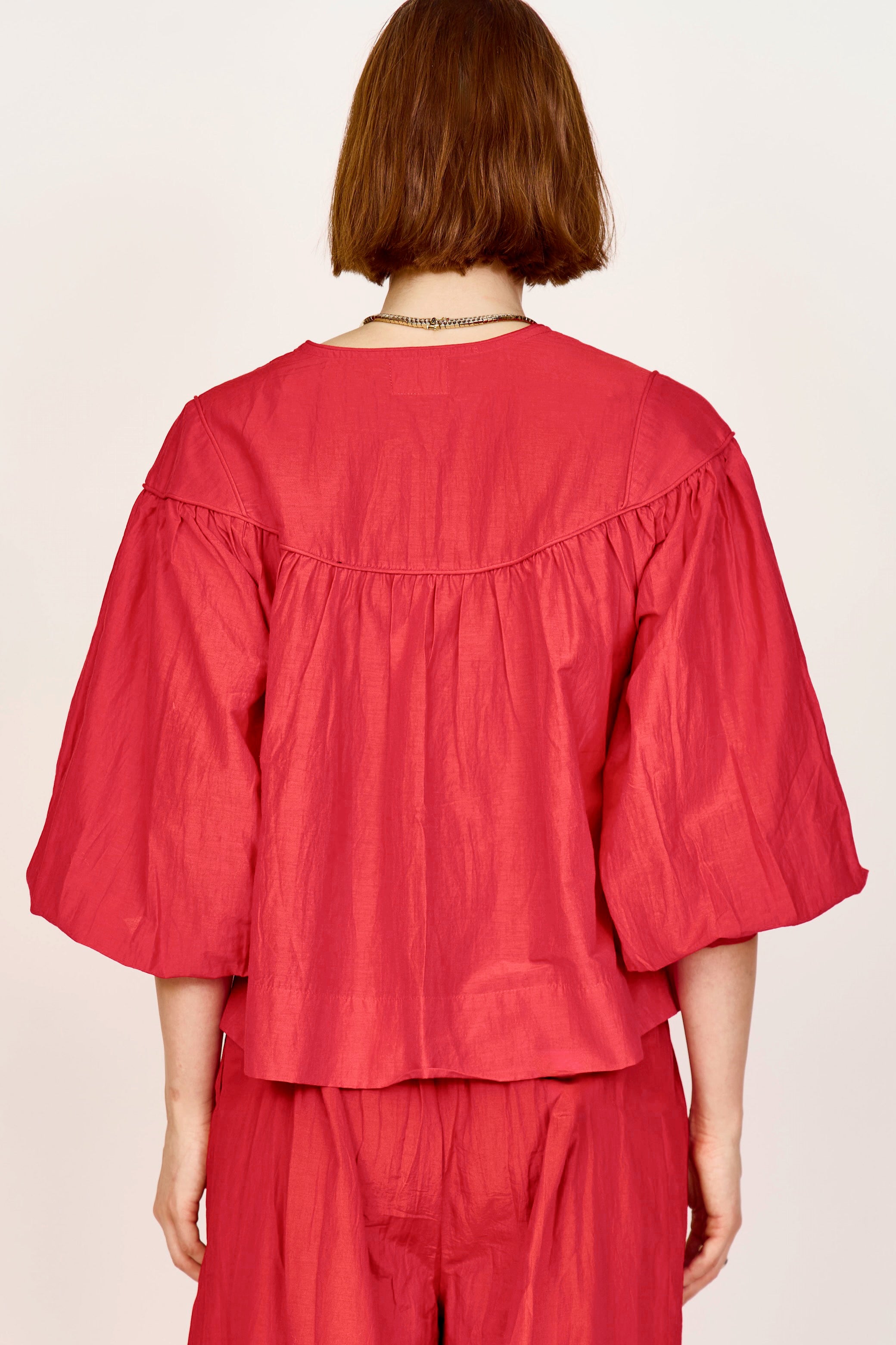 Oslo Blouse in Red – MIRTH