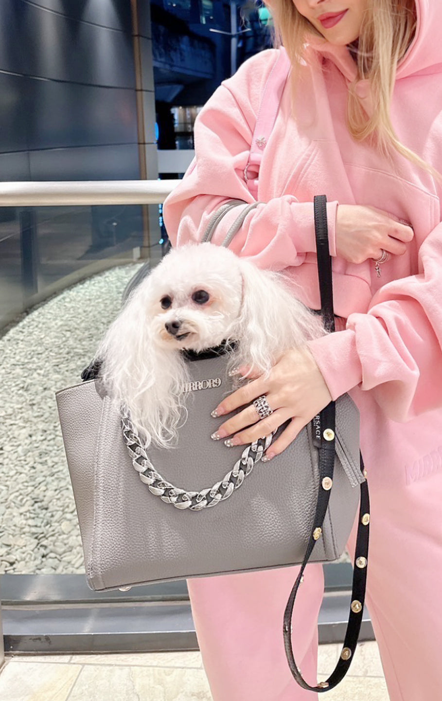 Miss MIRROR9 pet carry bag/2color