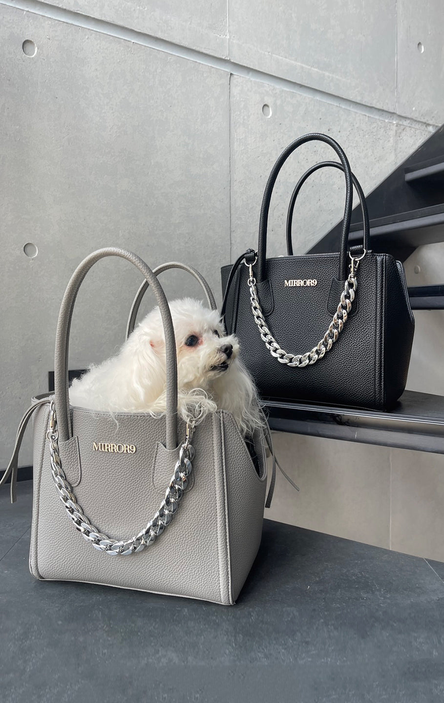 Miss MIRROR9 pet carry bag/2color