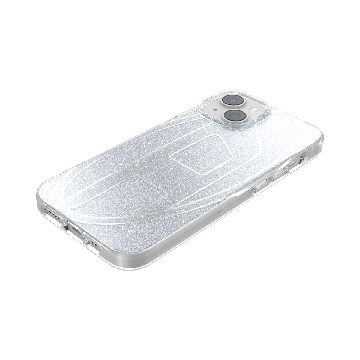 iPhone14/13ケース Oval D Glitter シルバー – MiraiSell Selection