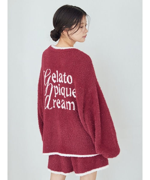 ラメフェザーカーディガン｜ジェラートピケの通販｜&mall（アンド