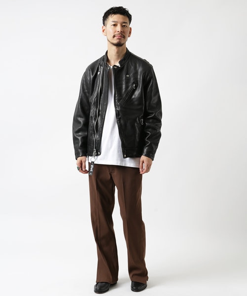 Schott × FREAK'S STORE / ショット 別注 セミダブルライダース