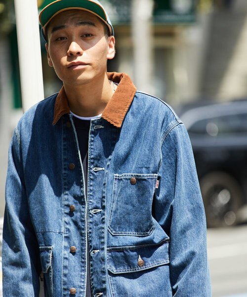 BIGMAC 襟コーデュロイカバーオール/デニムカバーオール｜フリークス