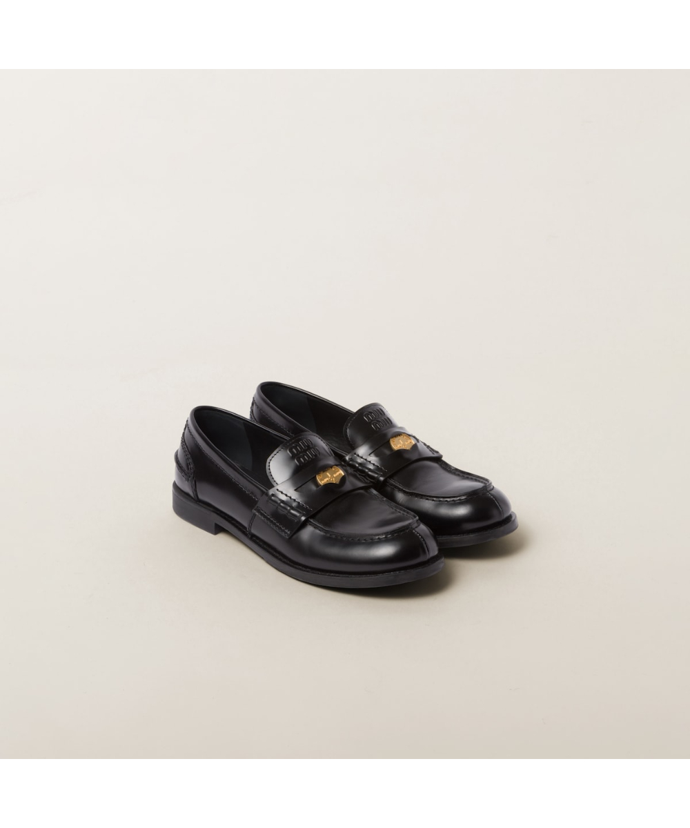 MIU MIU/ミュウミュウ通販 | ブラッシュドレザー ペニーローファー