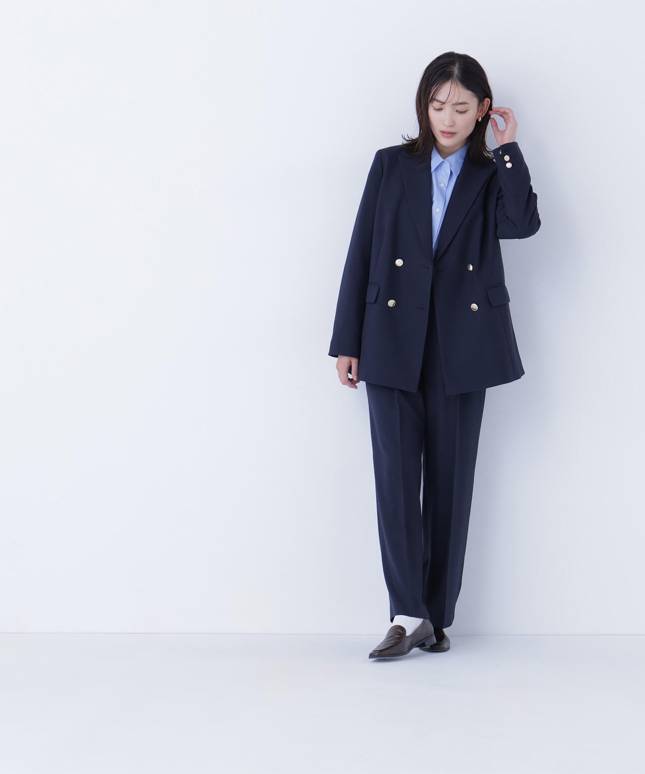 ダブルブレスト SETUP ボクシージャケット | NATURAL BEAUTY BASIC