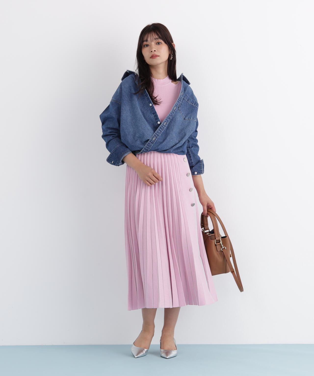 プリーツコンビニットワンピース | PINKY&DIANNE（ピンキー&ダイアン