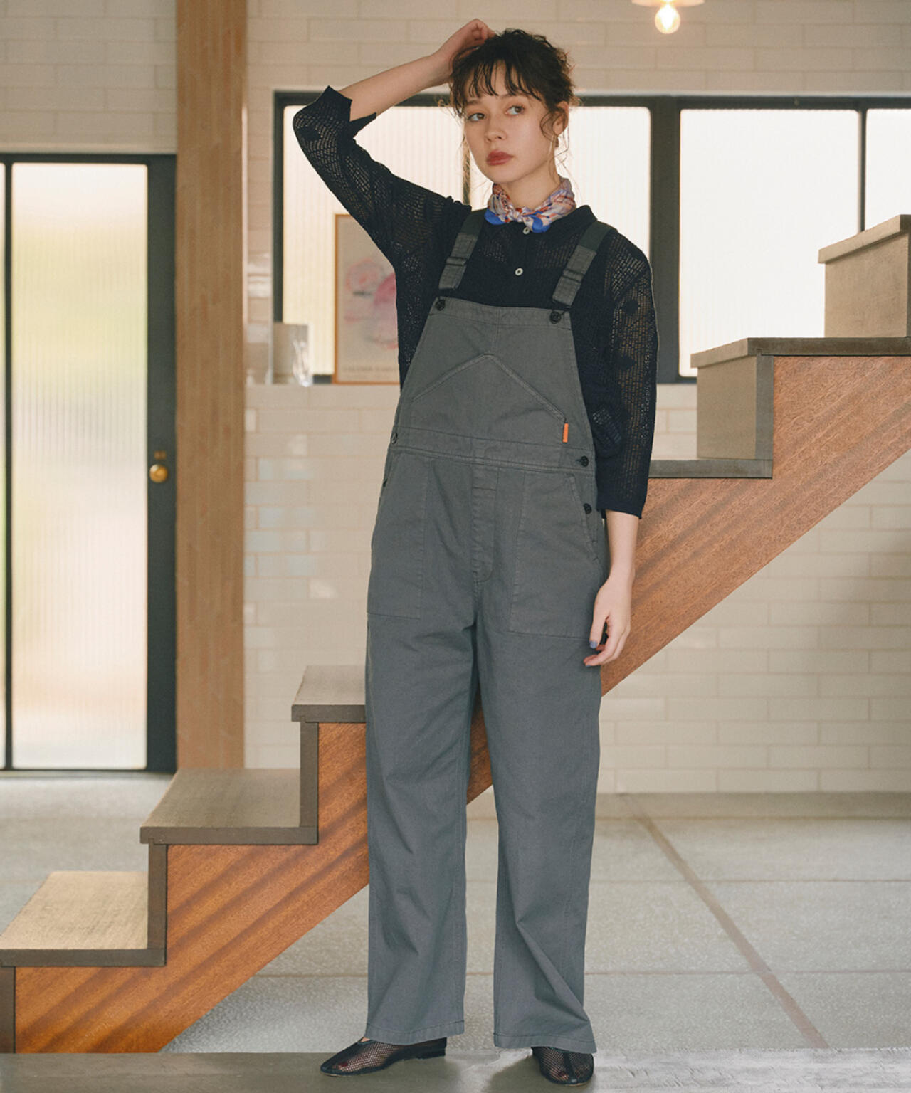 UNIVERSAL OVER ALLコラボ】サロペット | human woman（ヒューマン