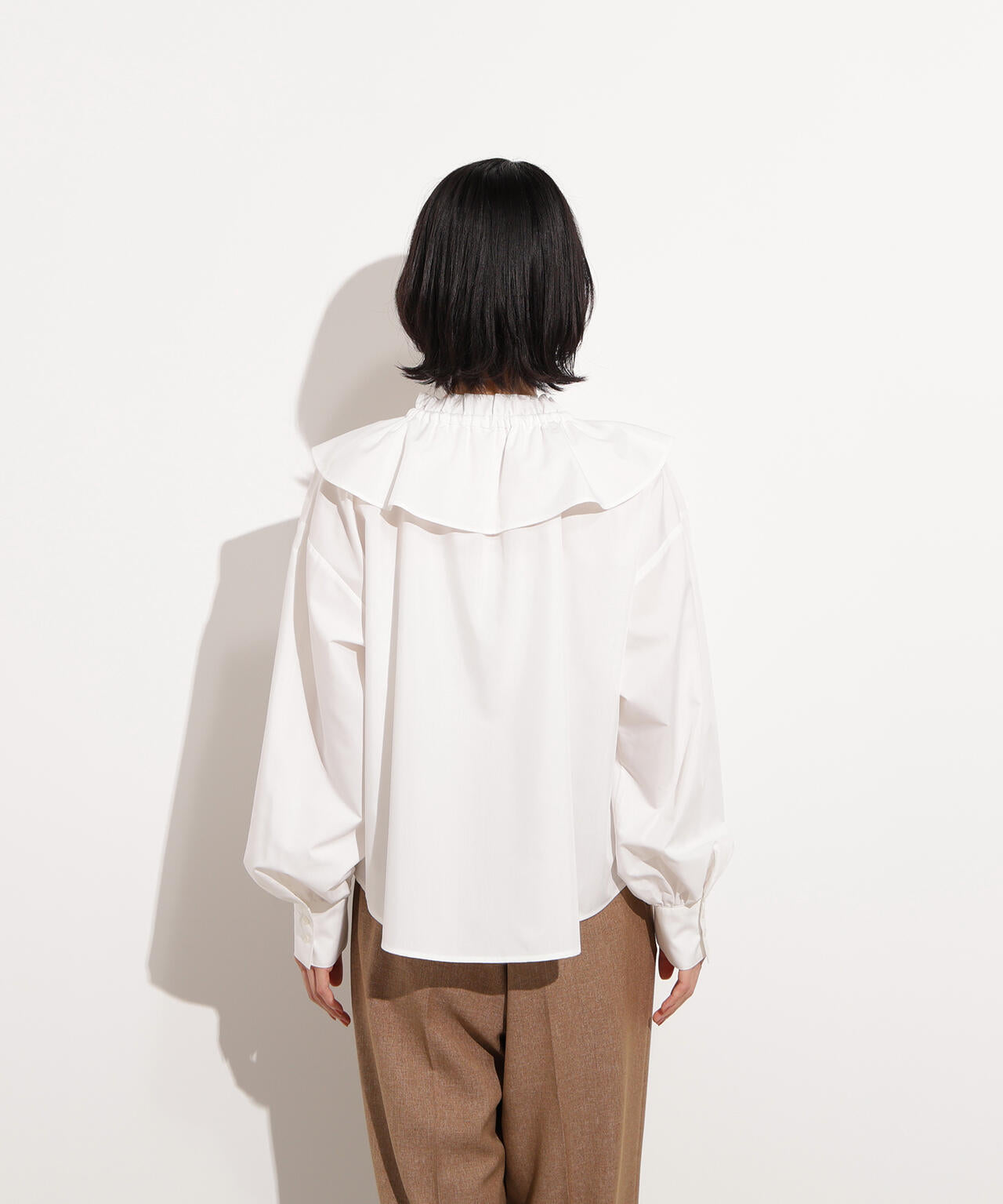 ダブルフリルネックブラウス | N. Natural Beauty Basic*（エヌ