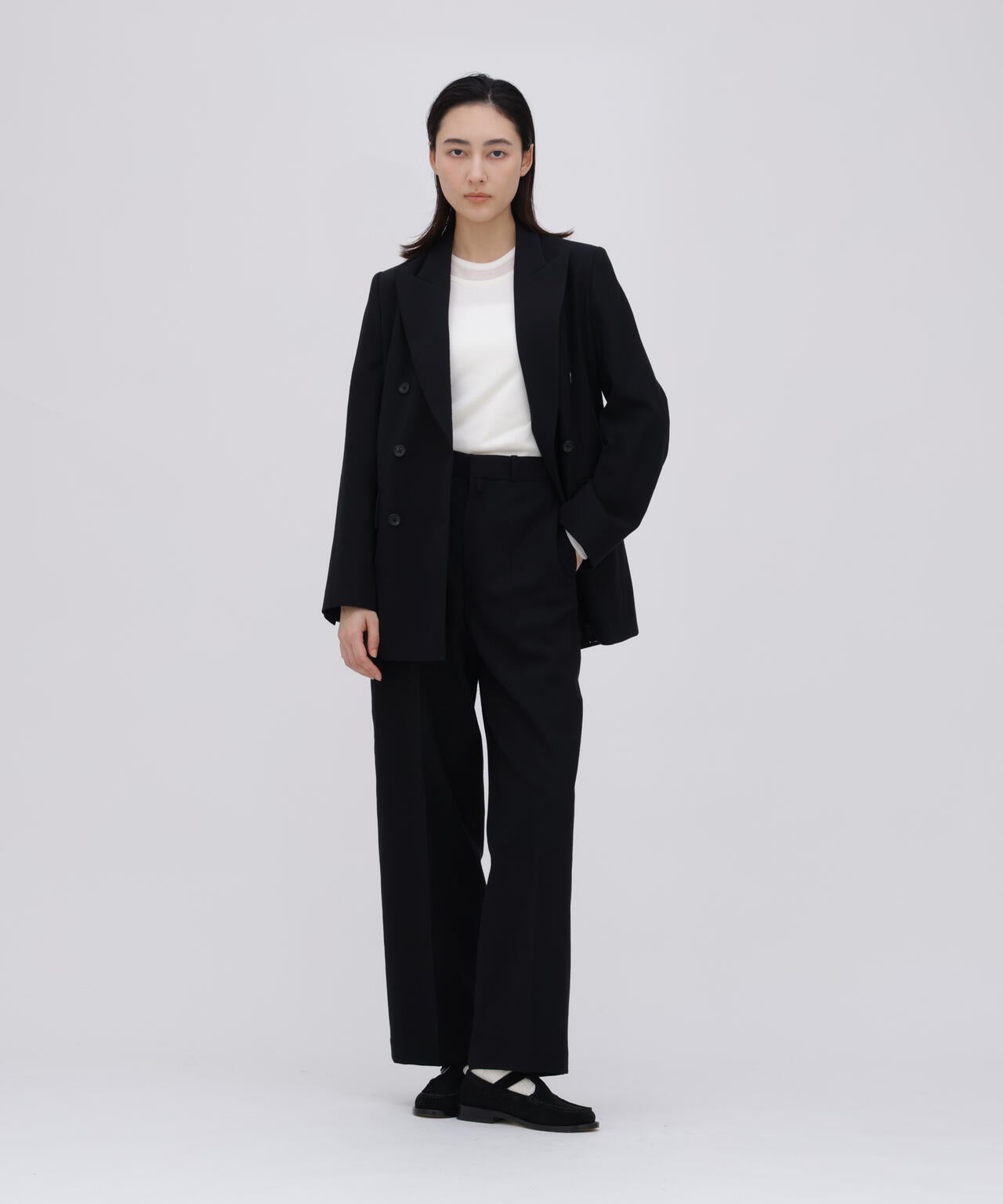 blurhms / WOOL GABARDINE TROUSERS | THE LIBRARY（ザ ライブラリー