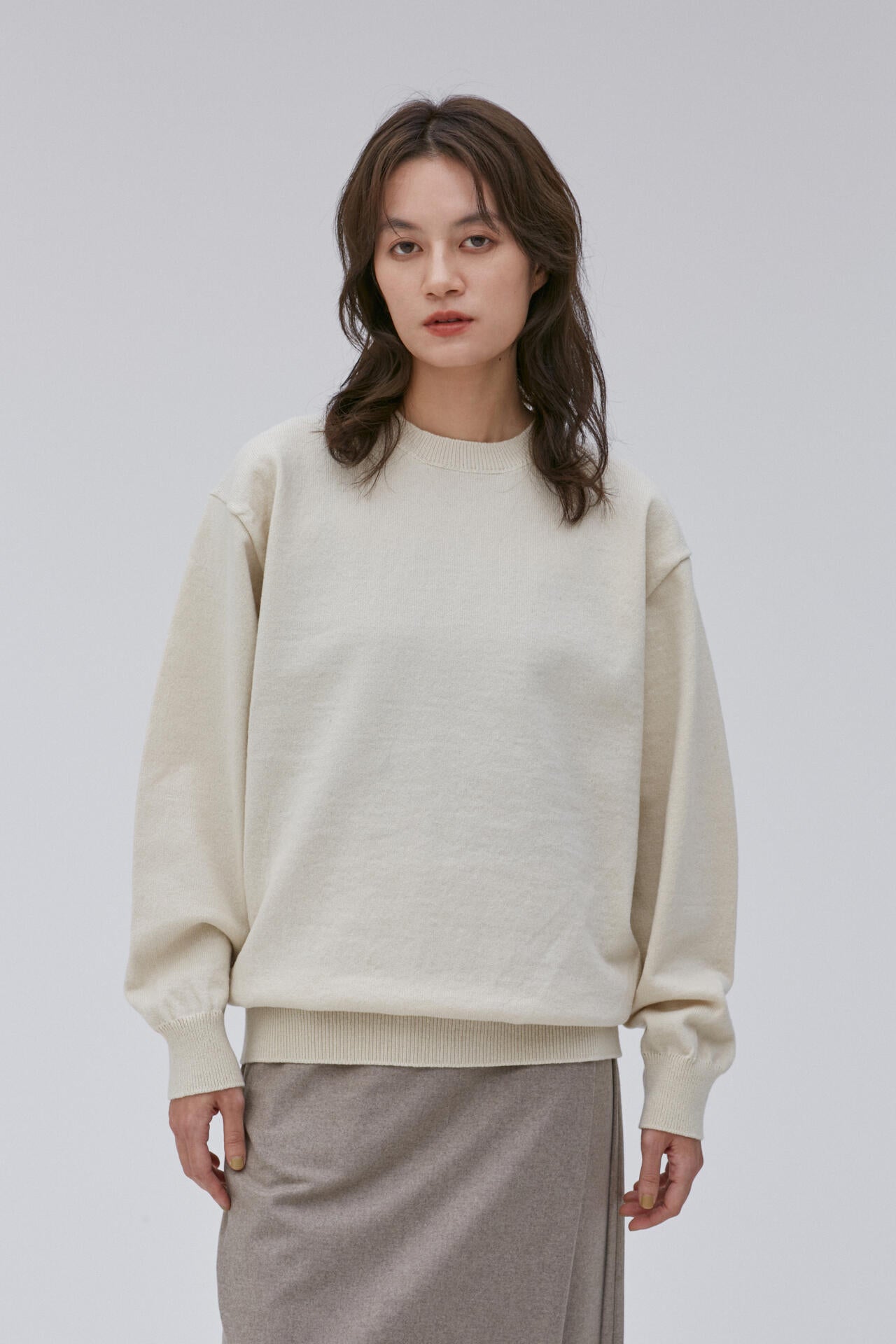 Yonetomi / RIGID CASHMERE KNIT P/O | THE LIBRARY（ザ ライブラリー