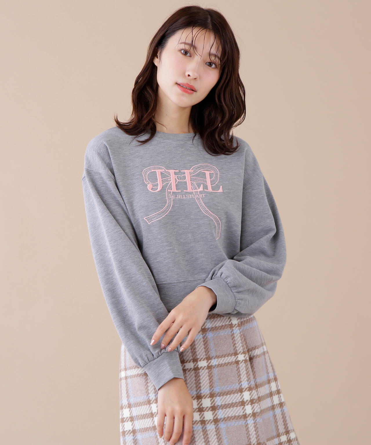 ビッグリボンロゴ刺繍スウェット | JILL by JILL STUART（ジル バイ
