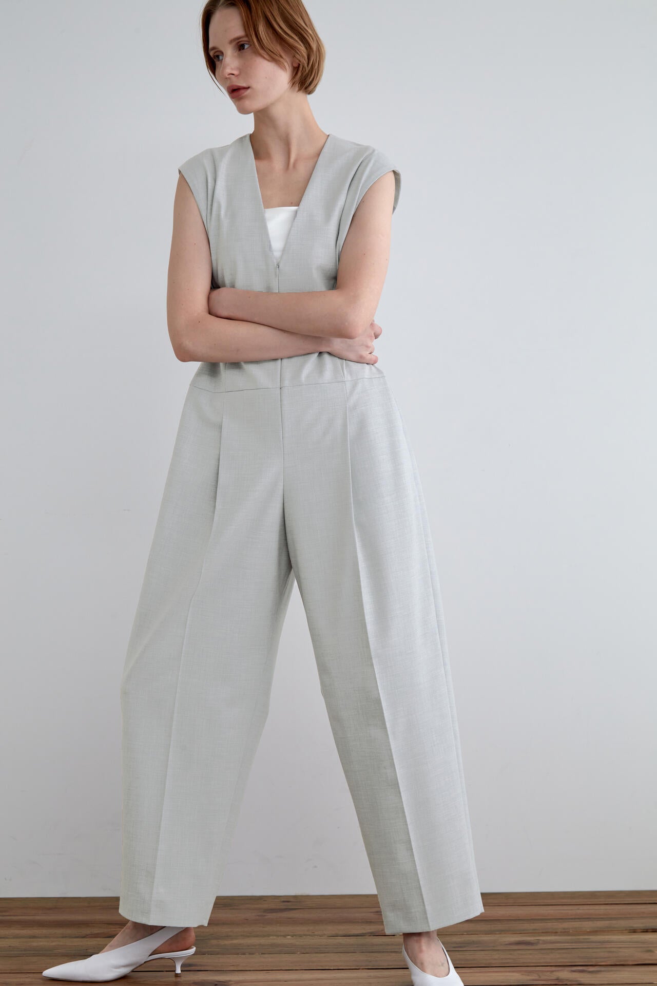 ポリエステルウールストレッチコンビネゾン | LE PHIL（ル フィル