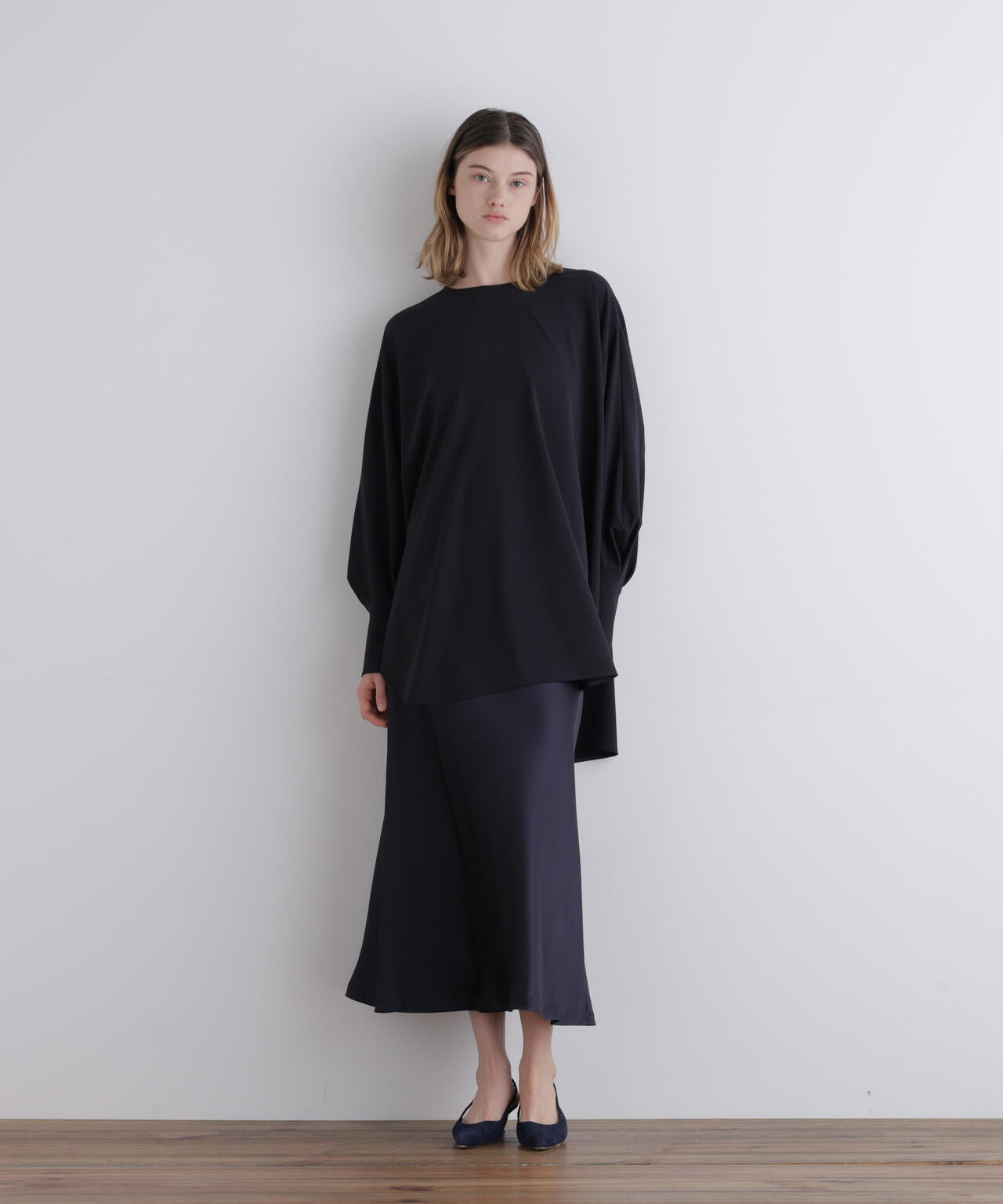 ストレッチオックスロングカフスブラウス | LE PHIL（ル フィル