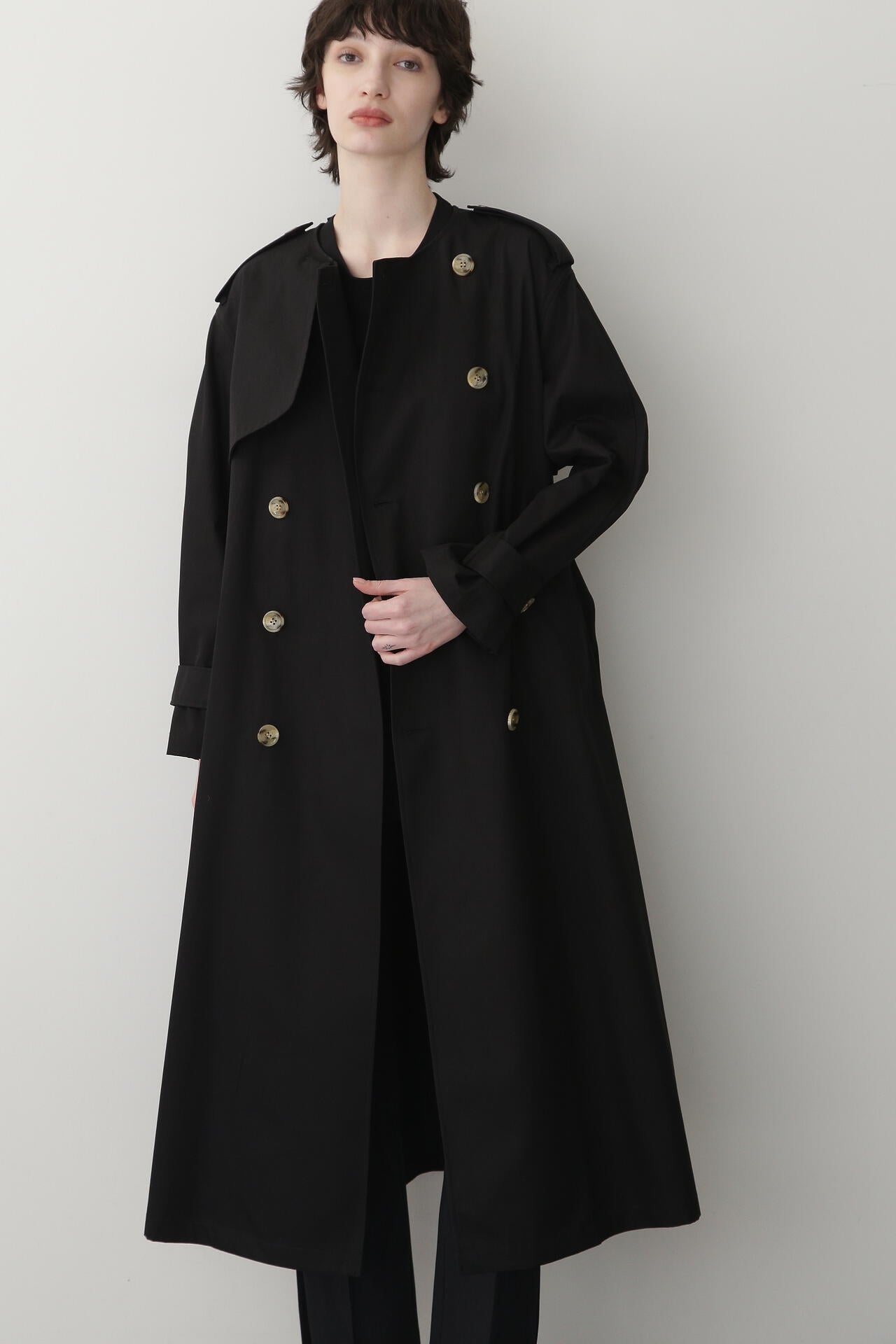 No Collar Trench Coat | STUMBLY（スタンブリー） ｜【公式】通販mix