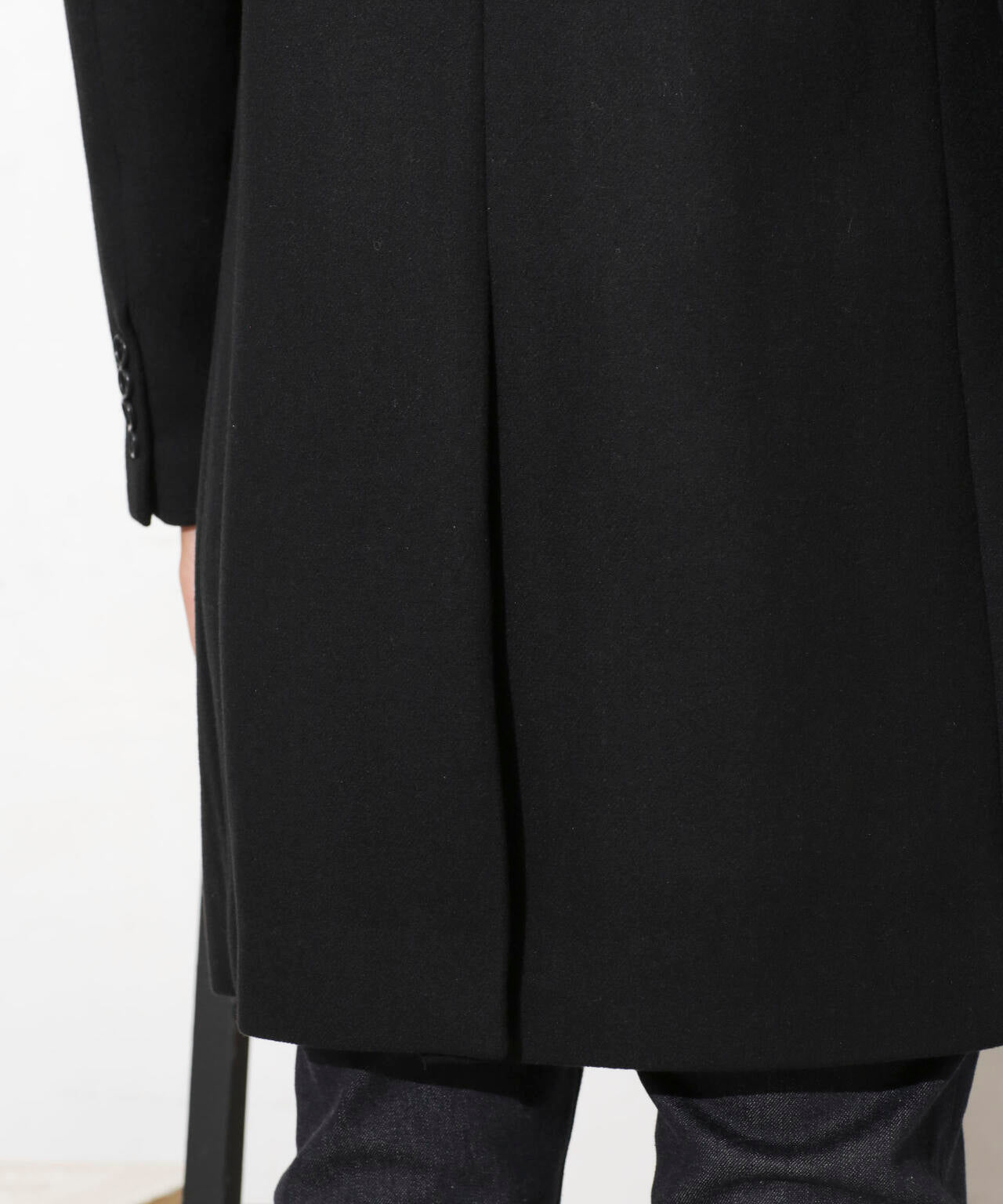 SUPER140'S」ダブルメルトンチェスターフィールドコート | NANO