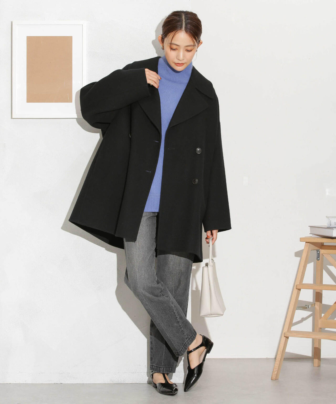 スーパー140ウールリバーミドルコート | NANO universe（ナノ