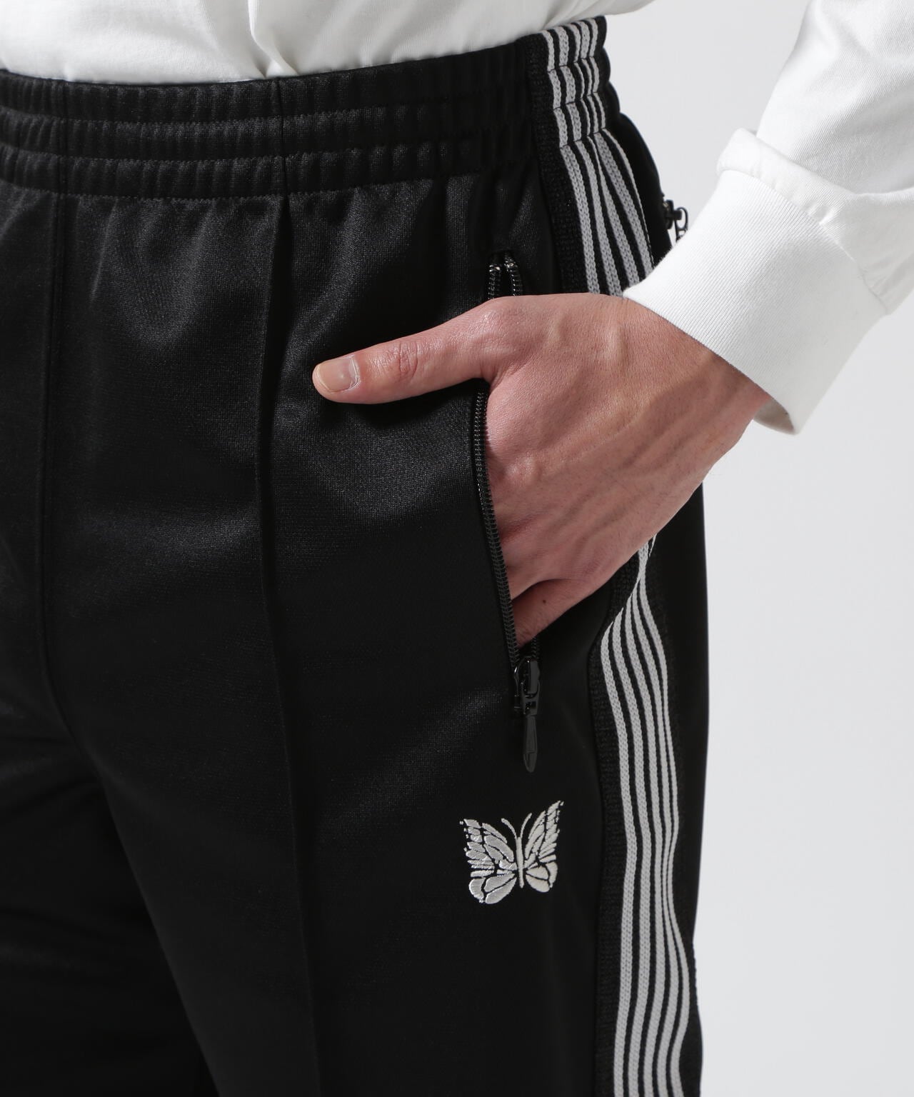 NEEDLES(ニードルズ) 別注ラメ Track Pant - Poly Smooth | B'2nd