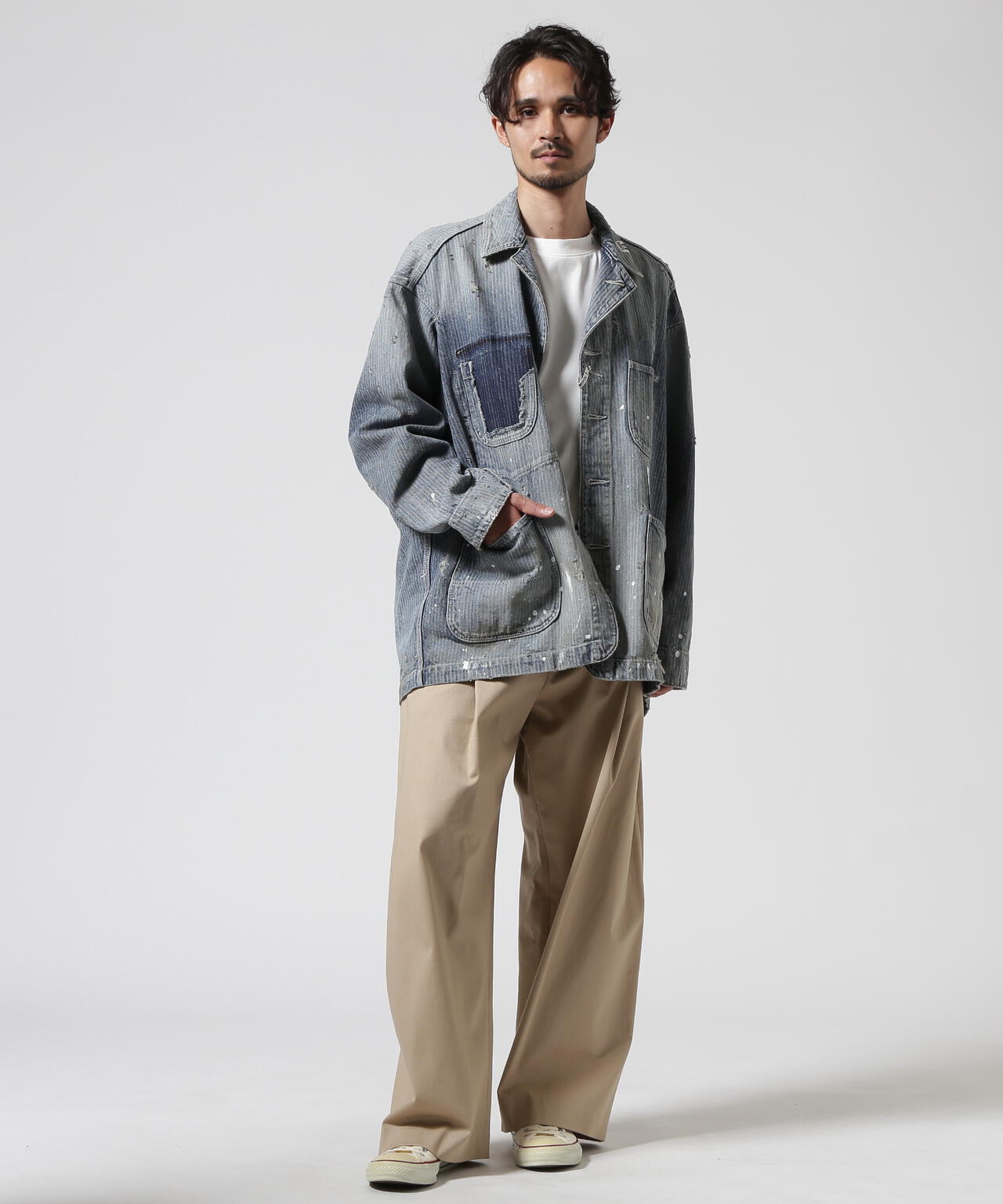 Maison MIHARAYASUHIRO/メゾン ミハラヤスヒロ/AGED CHORE JACKET