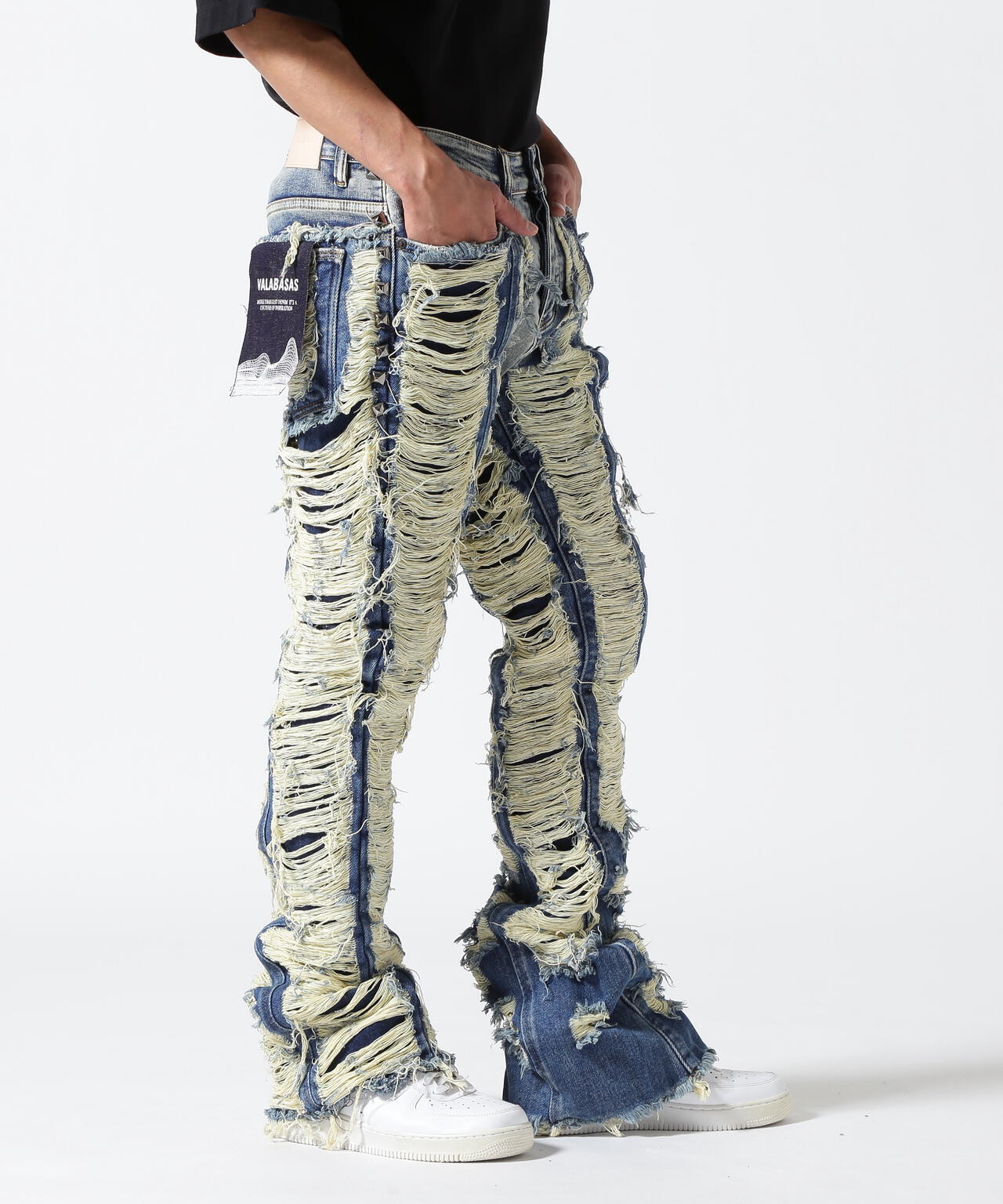 Valabasas/バラバサス/CONTRAST BLUE WASH DENIM | ROYAL FLASH