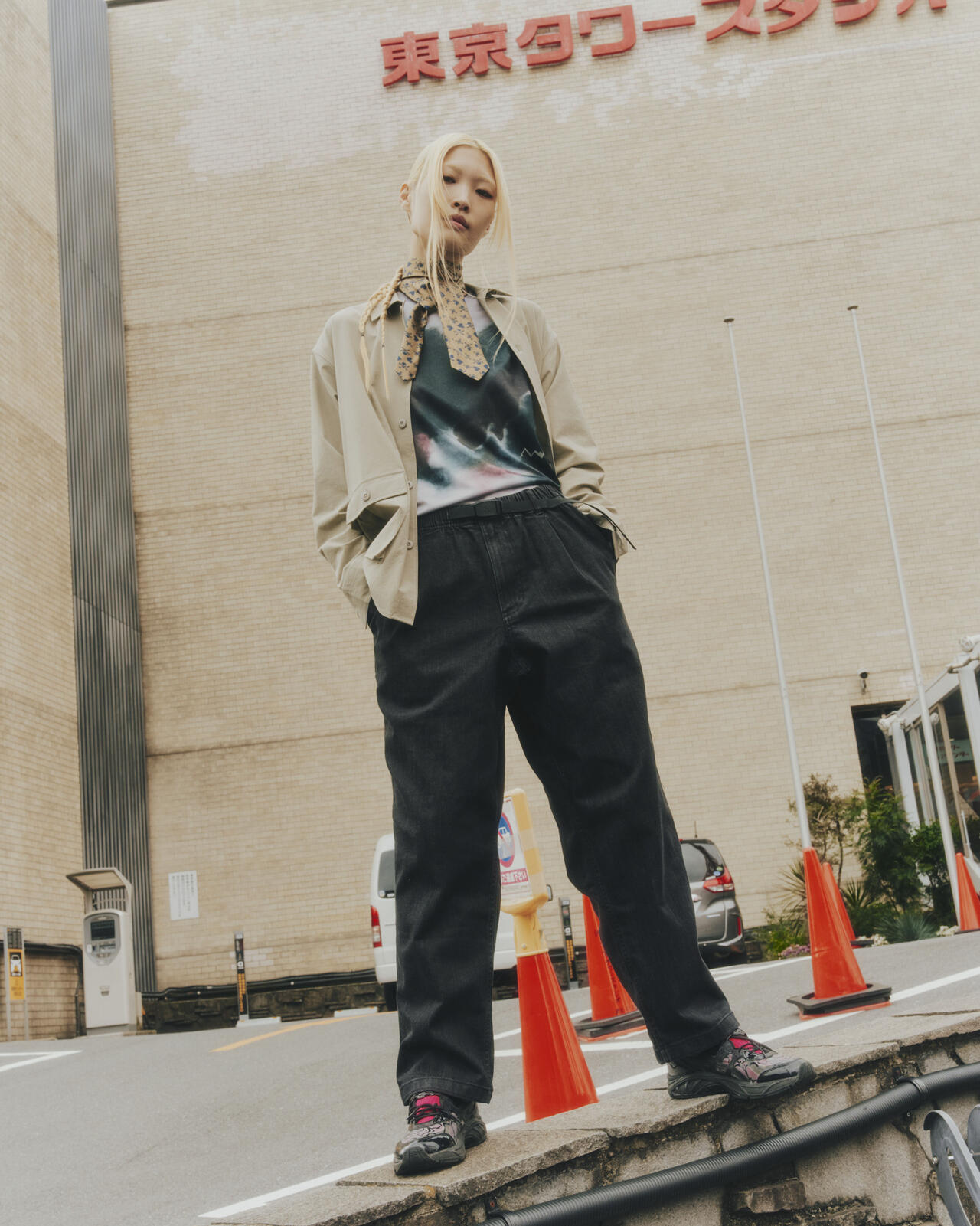 GRAMICCI×BEAVER/グラミチ×ビーバー 別注TUCK TAPERD DENIM PANT