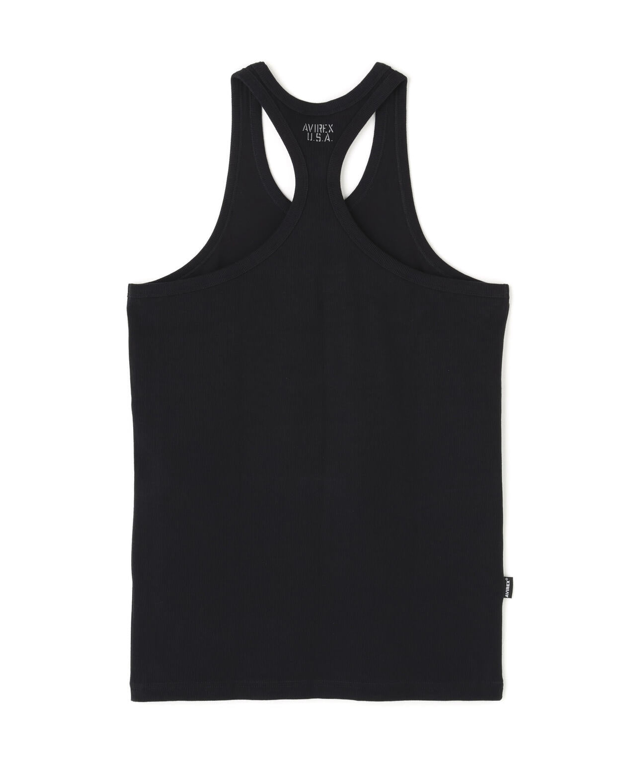 DAILY/デイリー》RIB TANK TOP BACK CROSS/リブ タンクトップ バック