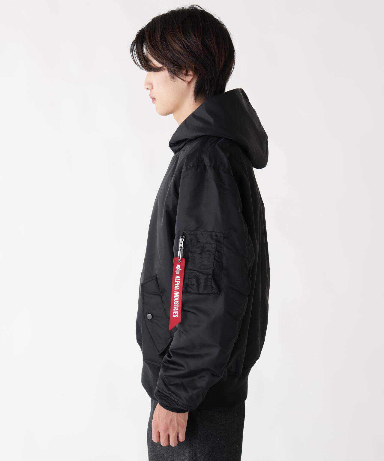 PULL-OVER HOODED MA-1 | Alpha Industries（アルファ