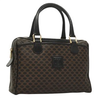 原宿店限定】セリーヌ CELINE ボストンバッグ マカダムキャンバス PVC