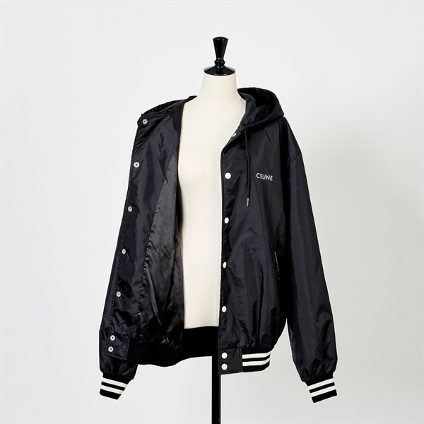CELINE ブルゾン 46 ブラック ナイロン | MixTHINKS（ミックスシンクス
