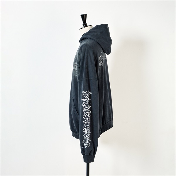 BALENCIAGA DIY Metal Outline Hoodie フーディ 4 グレー コットン
