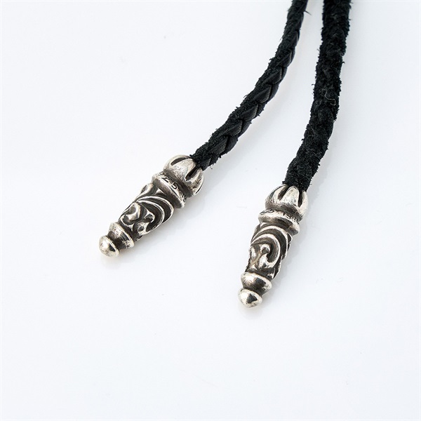 CHROME HEARTS フィリグリークロス レザーブレード ネックレス