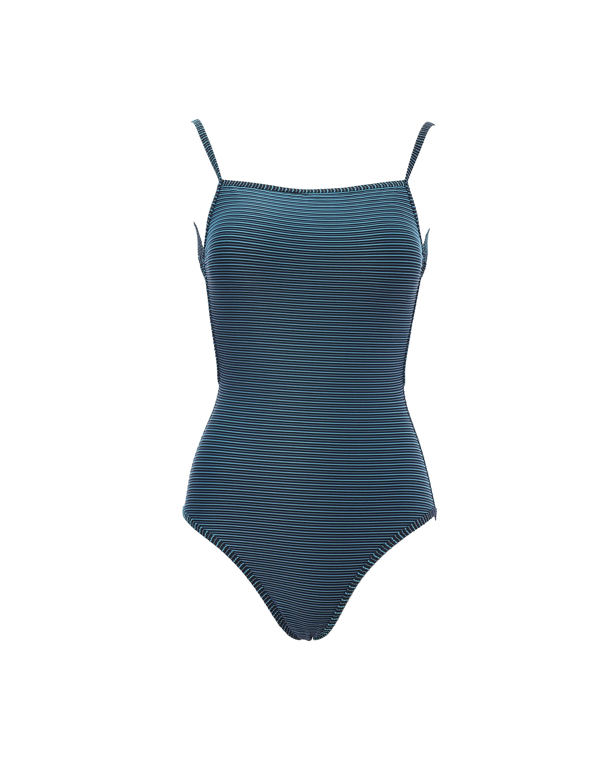 Thin border Swimsuit ボーダーワンピース水着 | MIZUASOBI 公式