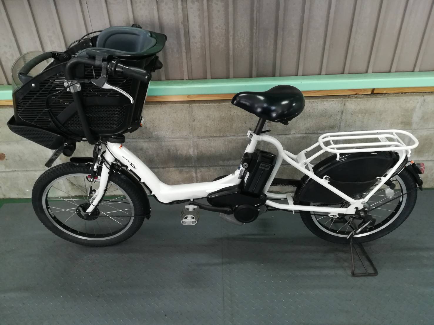 SOLD OUT】電動自転車 ヤマハ PAS Kiss mini 20インチ 白 大容量8.7Ah