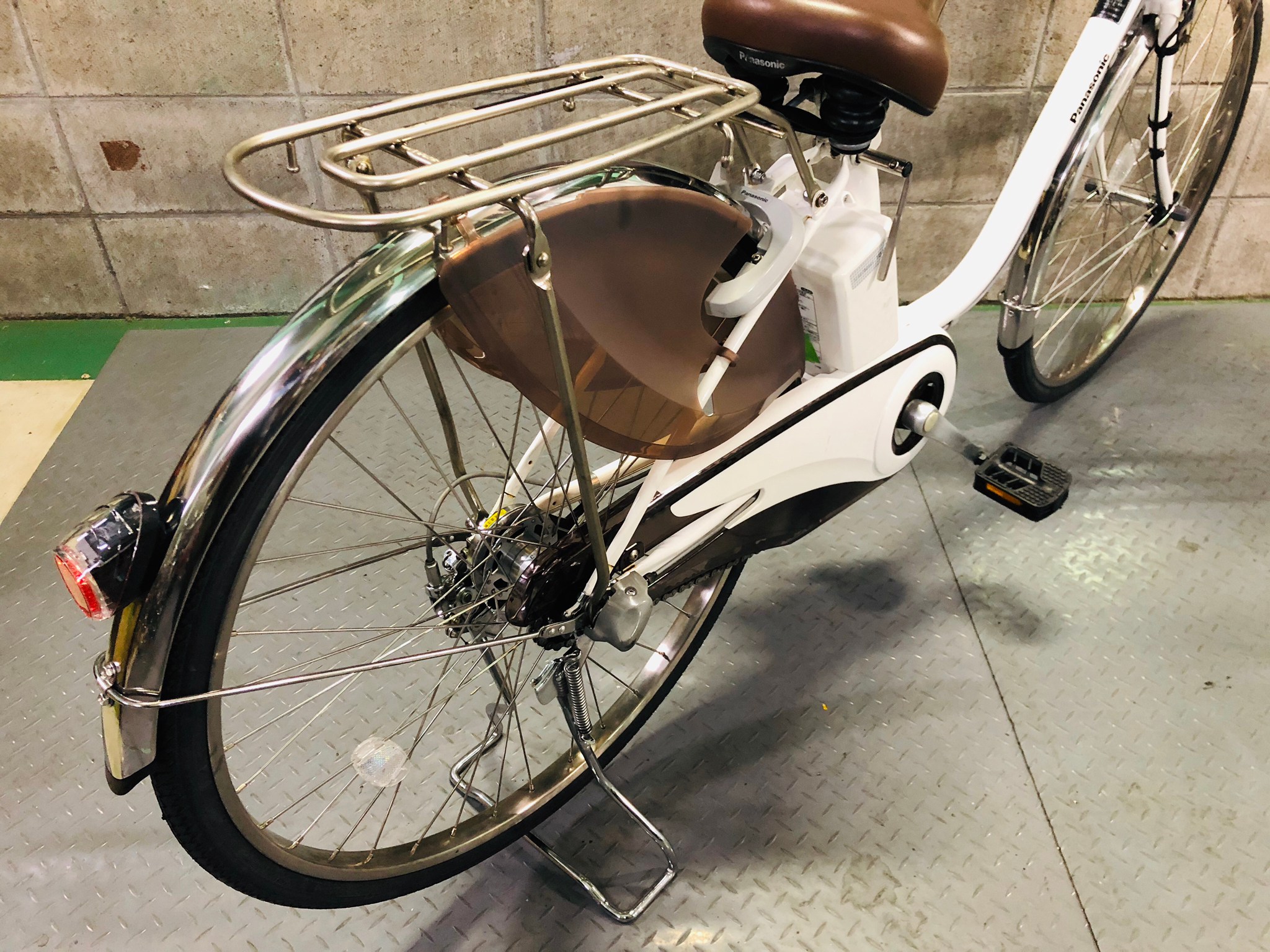 SOLD OUT】電動自転車 パナソニック 最新デジタル 26インチ 白 16Ah