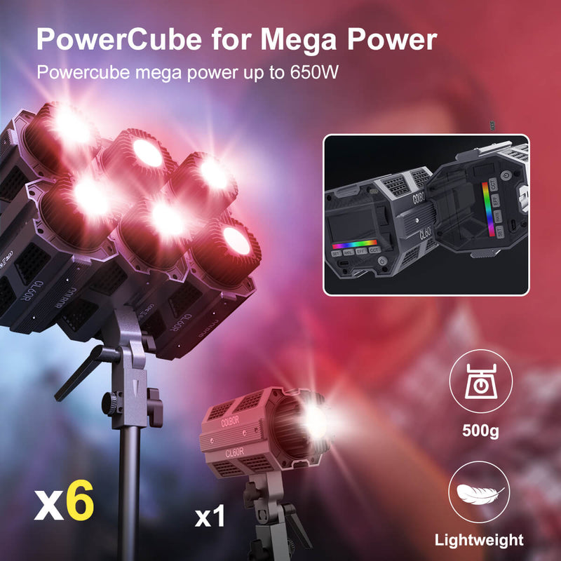 フルカラー RGB ビデオライト COLBOR CL60R | Moman