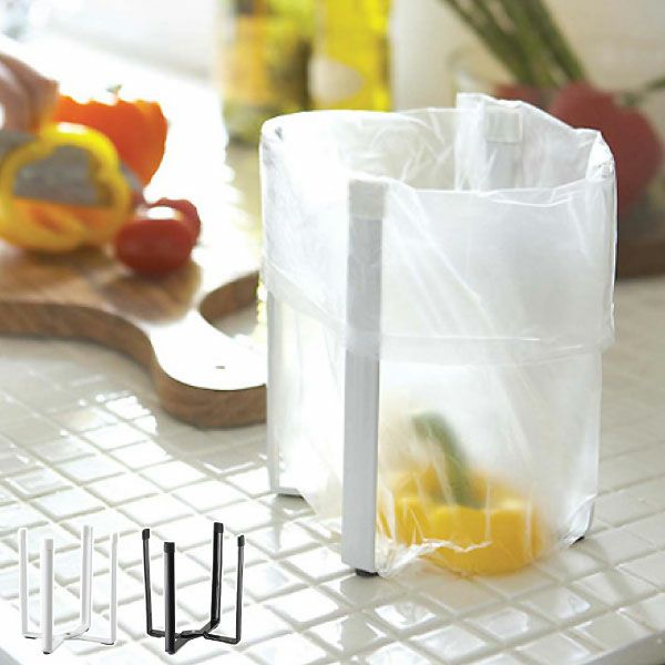 山崎実業 ポリ袋エコホルダー タワー tower | キッチン雑貨・タワー
