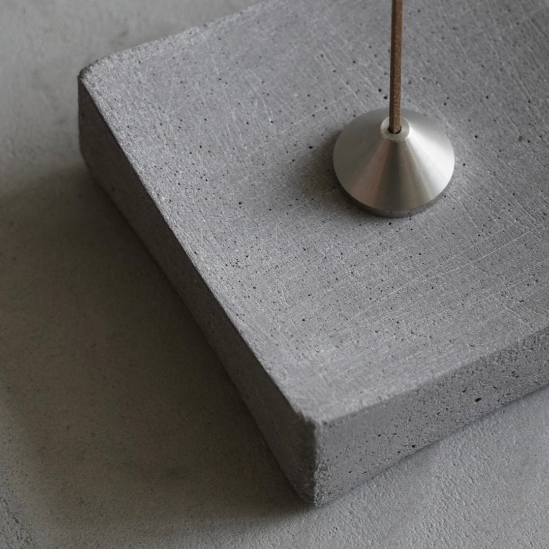 Concrete Incense Holder Square – #MONOLITH