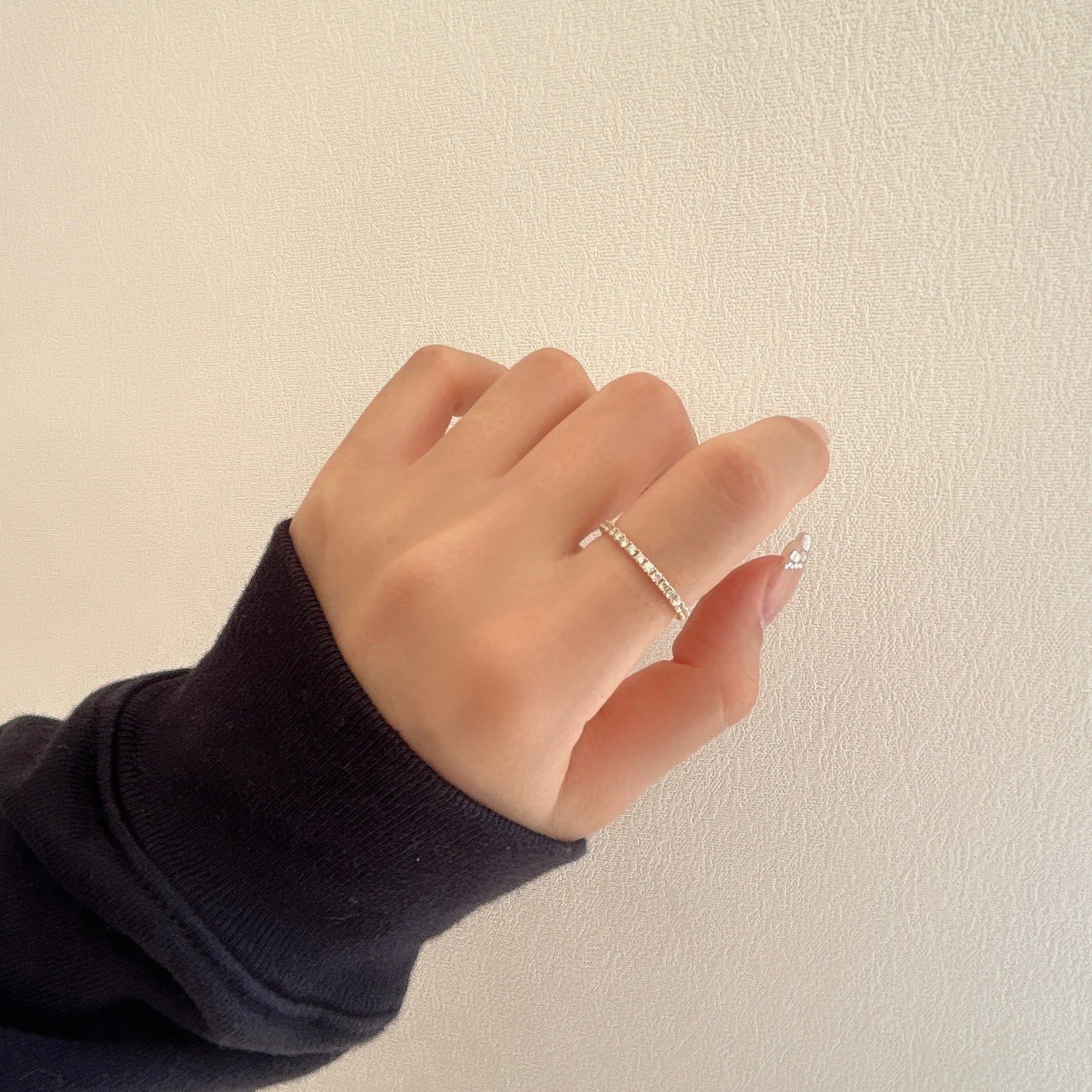 受注生産品】K18ダイヤモンドフルエタニティリング